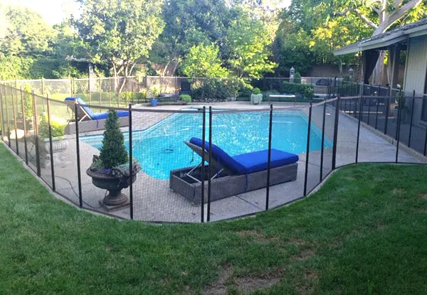 Removable Pool Fence, Fresno, California