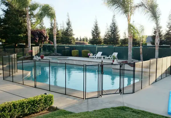 Removable Pool Fence in Fresno, California