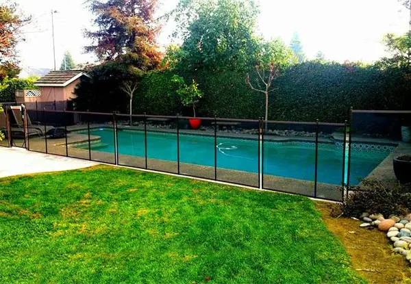 Pool Fence with Frames